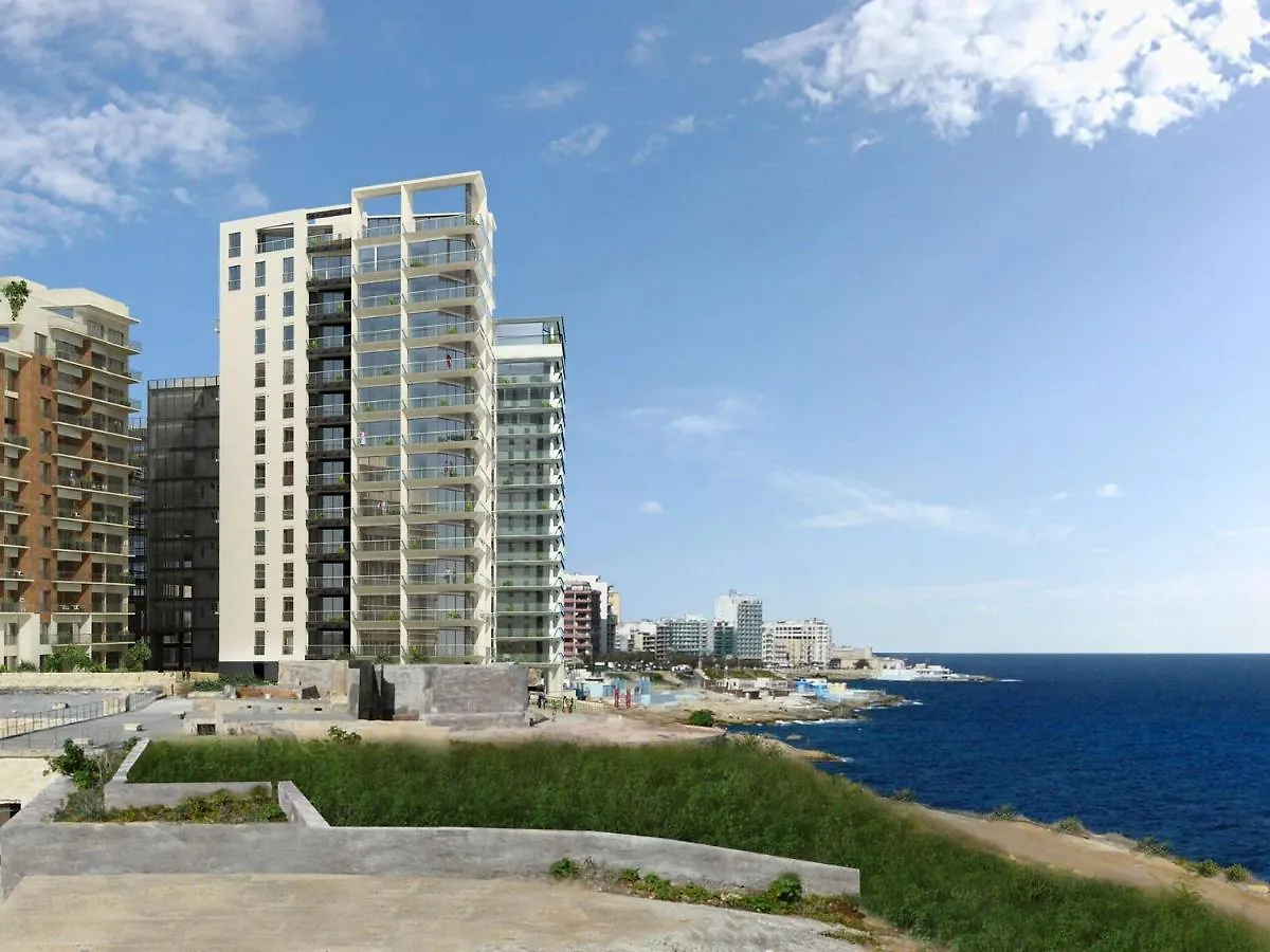 Modern-Luxury In Tigne Point W/ Pool, Best Location Sliema Apartment